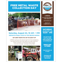 Metal Waste Day: August 24th, 2019