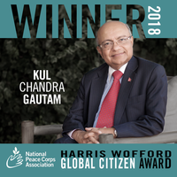 Announcing the 2018 Wofford Award Winner-Kul Chandra Gautam