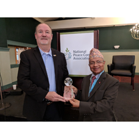 Nepali Diplomat Receives NPCA's Harris Wofford Award