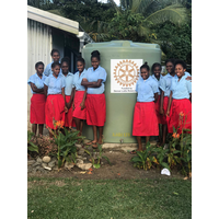 Denver LoDo and Port Vila Rotary Clubs support PCV at Nofo School in Vanuatu water tank project