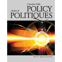 Canadian Public Policy Vol. 46, No. 2, June 2020