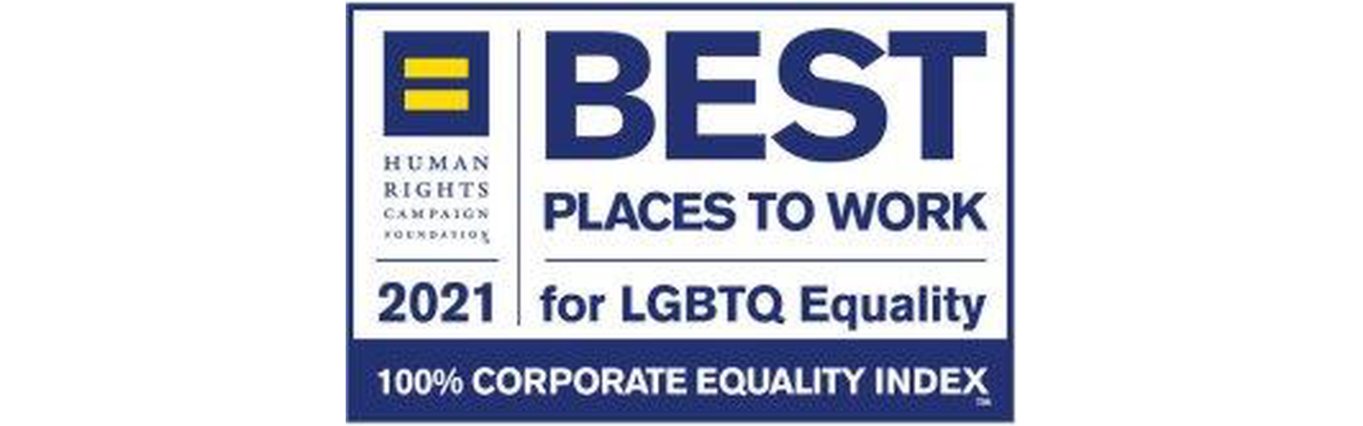 HRC CEI 2021 Best Places to Work for LGBT Equality