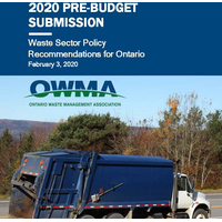 OWMA 2020 Pre-Budget Submission