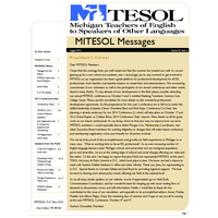 August 2013 Issue: MITESOL Messages