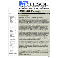 February 2014 Issue: MITESOL Messages