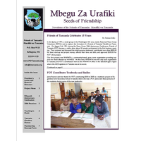 Fall 2006 Newsletter Mbegu za Urafiki/Seeds of Friendship