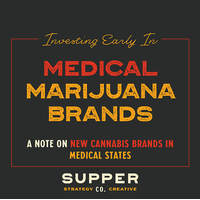 Investing Early In Your MMJ Branding - Supper Co. Guest Post