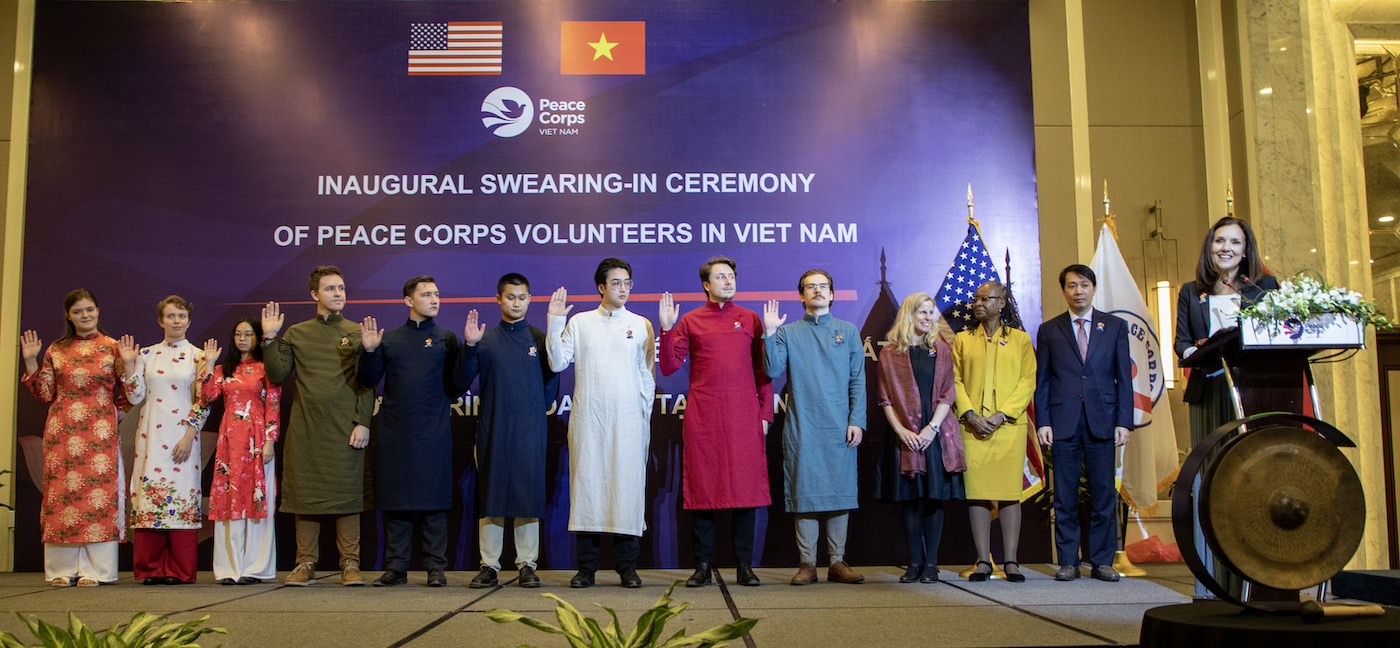 Peace Corps Volunteers sworn in in Viet Nam