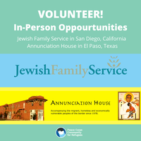 In-Person Volunteer Recruitment: El Paso and San Diego
