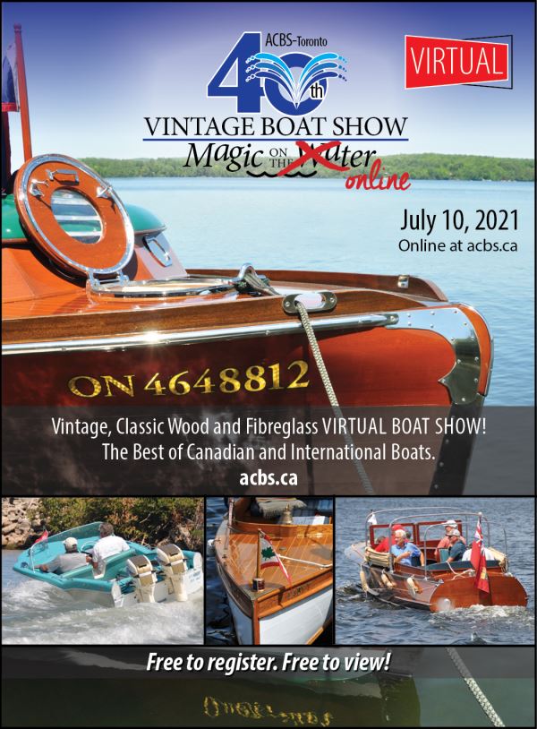 40th Vintage Boat Show Virtual Edition