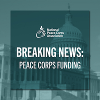 News Update July 28: House of Representatives Approves Fiscal Year 2022 Peace Corps Funding