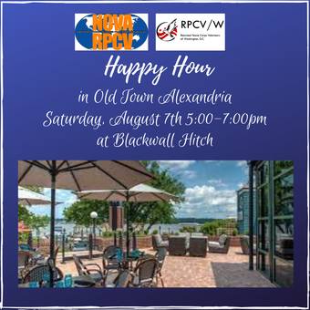 Northern Virginia Returned Peace Corps Volunteers  NOVA RPCV & RPCV/W  Happy Hour in Old Town Alexandria