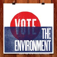 Vote for the environment graphic