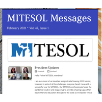 February 2021 Issue: MITESOL Messages