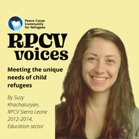 RPCV Voices: Meeting the Unique Needs of Child Refugees