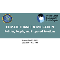 Watch Video of Climate Change and Migration: Policies, People, and Proposed Solutions Panel