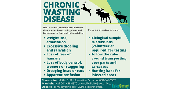 Lake Of The Woods District Stewardship Association Chronic Wasting Disease In Manitoba What