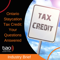 Ontario Staycation Tax Credit: Your Questions Answered
