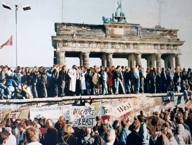 Brandenburg Gate in Berlin 1989