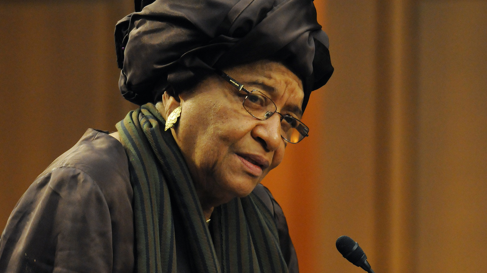 Ellen Johnson Sirleaf in 2015