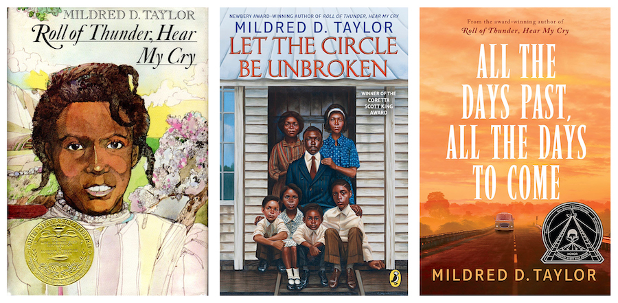 3 covers of books by mildred taylor