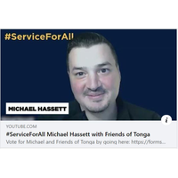 Friends of Tonga President a finalist in #ServiceForAll Campaign