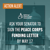 Action Alert: Ask Your Senators to Sign the Peace Corps Funding Letter to Provide Robust Support for Volunteers as They Return to Service Overseas