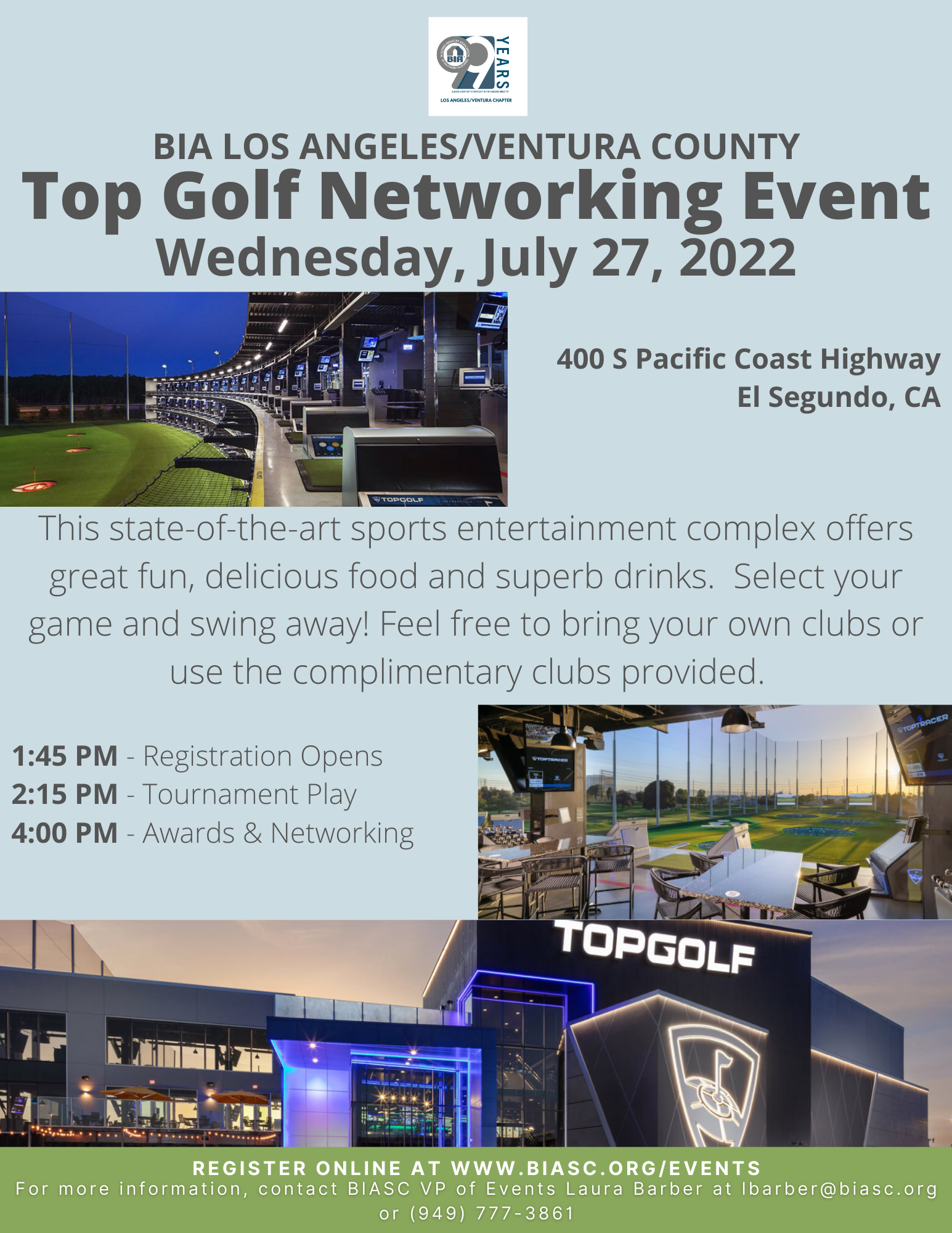 Building Industry Association of Southern California, Inc. | BIA Los Angeles/Ventura  Chapter Top Golf