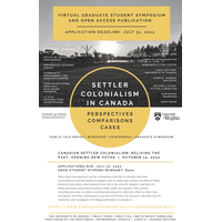 Call for Contributions - Canadian Settler Colonialism: Reliving the Past, Opening New Paths