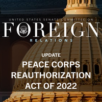 Senate Committee Advances Peace Corps Reauthorization Act of 2022