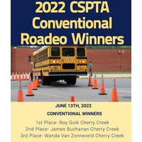 2022 Conventional Roadeo Winners
