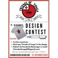 The 2022 Friends of Tonga T-Shirt design Contest is here!