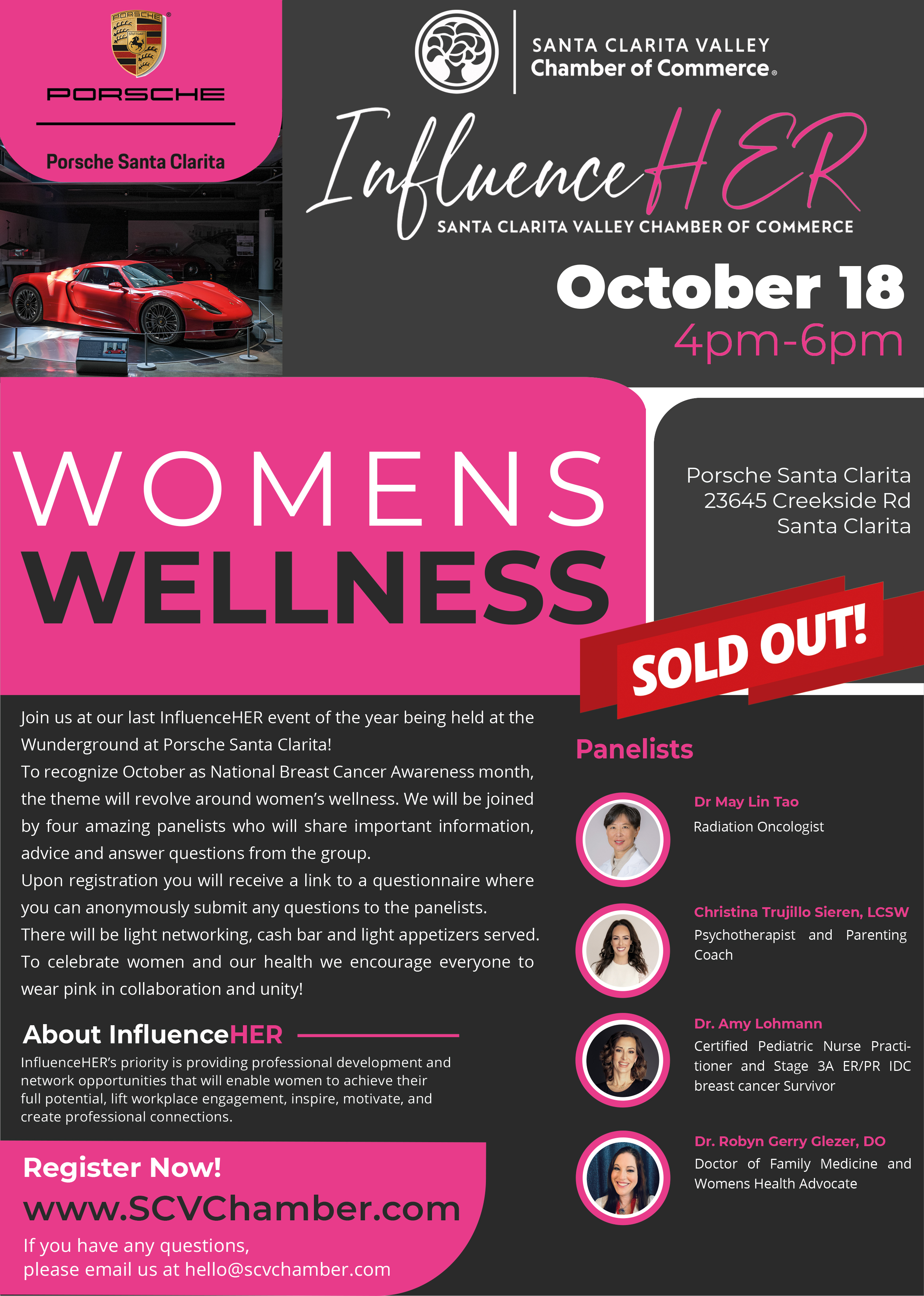 Santa Clarita Valley Chamber of Commerce | InfluenceHER - Womens Wellness