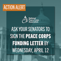 42 Senators Sign the Peace Corps Funding Letter in support of increased funding for the Peace Corps