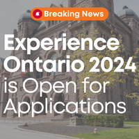 Experience Ontario 2024 is Open for Applications