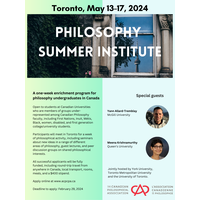 Summer Institute 2024: May 13-17, Toronto