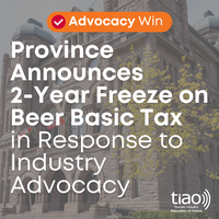 Province Announces 2-Year Freeze on Beer Basic Tax in Response to Industry Advocacy