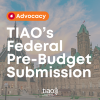 TIAO's Federal  Pre-Budget Submission